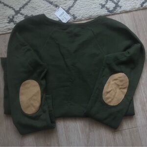 J crew Elbow patch sweatshirt - Large